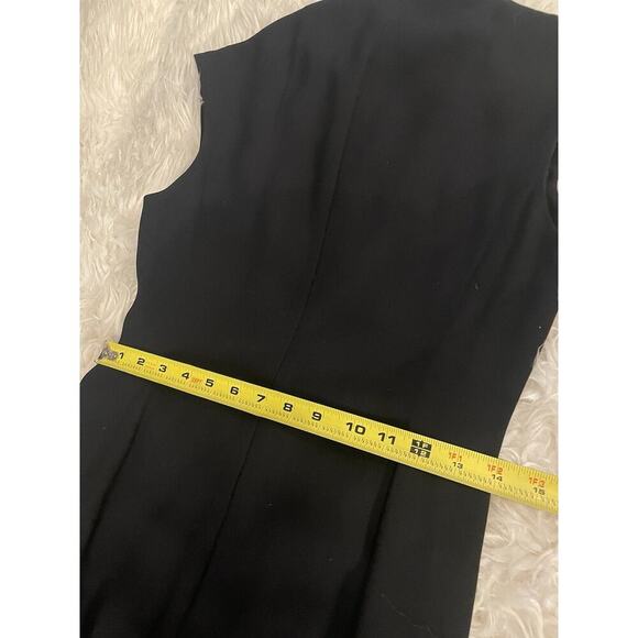 Ralph Lauren Collection Purple Label Midi Silk Black Cocktail Dress 4 Runway 09 - Picture 9 of 16